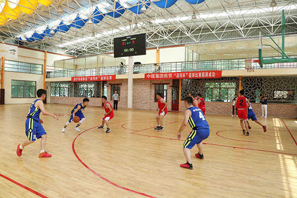热烈祝贺我集团勇夺济宁高新区“滨河杯篮球赛”冠军